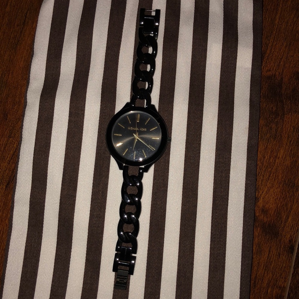 Black Michael Kros bracelet watch